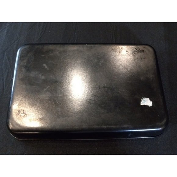 Vintage Toyo Lacquer Black Hard Plastic‎ Serving Tray 10.5" x 7" x 1 1/4" (9d1) - Picture 5 of 5